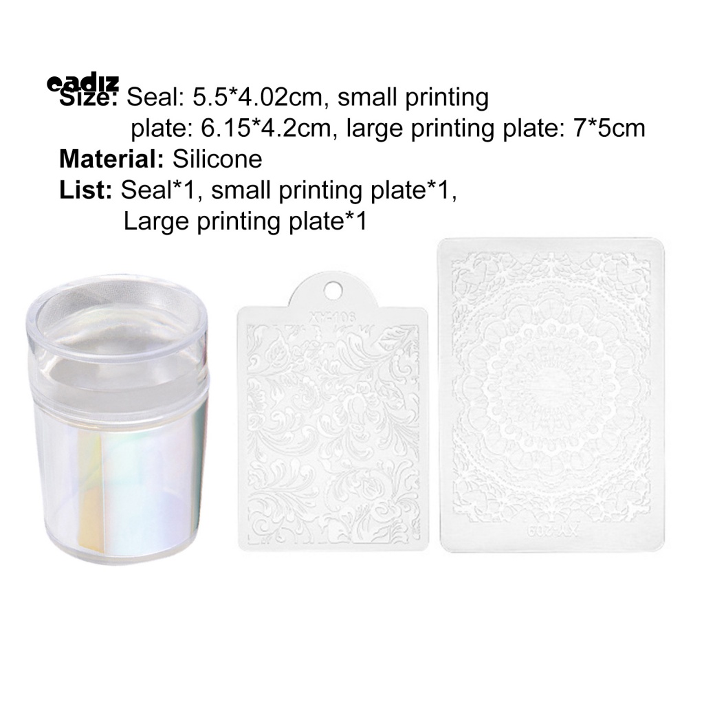 Con Dấu Silicone Nhiều Màu An Toàn Cho Móng Tay