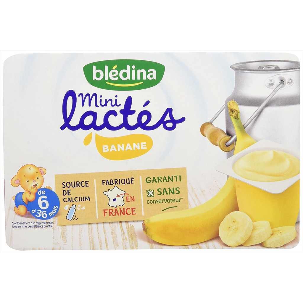 Sữa chua nguội Bledina Pháp cho bé ăn dặm. Date 10/2022 - Sweet Baby House