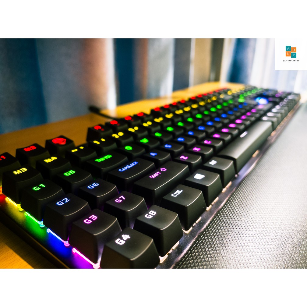Bàn Phím Cơ Gaming AlienX AXG-1161, RGB - Cherry Switch