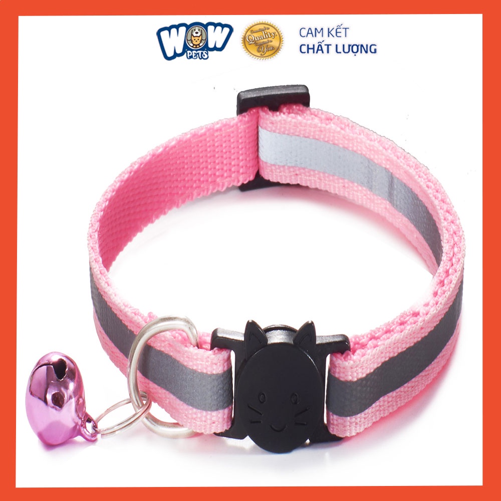 Vòng cổ lục lạc cho chó mèo giá rẻ Wowpets, Phụ kiện đeo cổ cho thú cưng