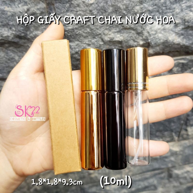 HỘP GIẤY QUÀ TẶNG CHAI CHIẾT NƯỚC HOA - BI LĂN 5ml/10ml