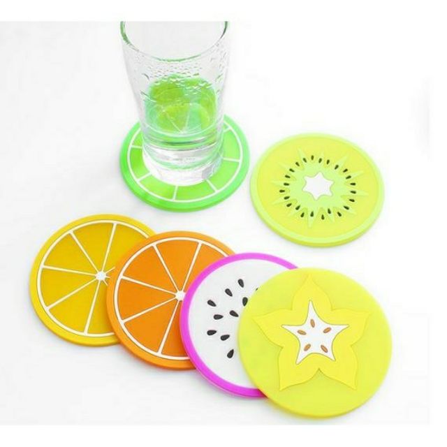Miếng lót ly hình trái cây