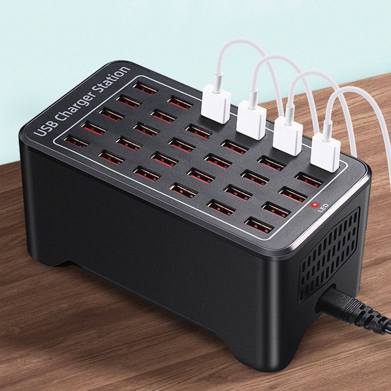 Dock Sạc Điện Thoại Để Bàn Cổng USB 10 15 20 25 30 150W