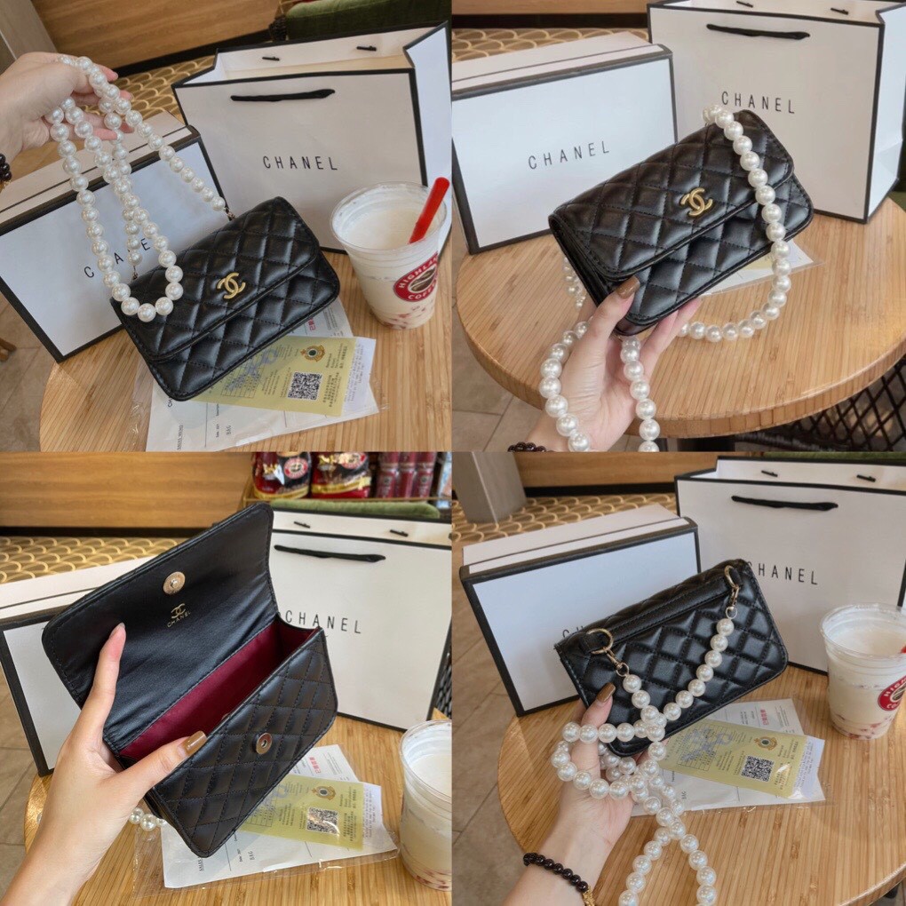 Túi Xách Quai Ngọc Da Bóng Chần Trám CC Sang Chảnh ZuLyShop | BigBuy360 - bigbuy360.vn