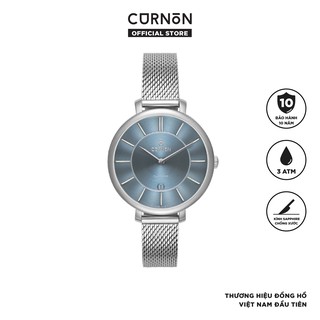 Đồng Hồ Nữ Curnon Florenge Orchid Dây Kim Loại Chính Hãng - Khắc Vân Hoa Cá Tính
