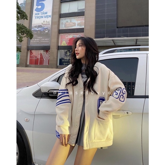 ÁO KHOÁC CARDIGAN KEM CHỮ G (TH)