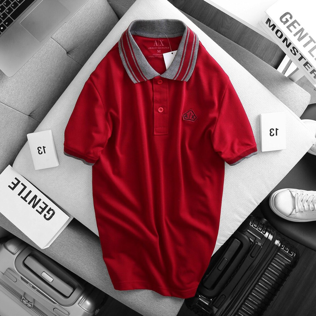Áo Thun Polo Nam Có Cổ, Tay Ngắn AX555 - Chất Liệu Cotton 100%, Form Suông Basic Thoáng Mát, Thoải Mái THE BASIC STORE