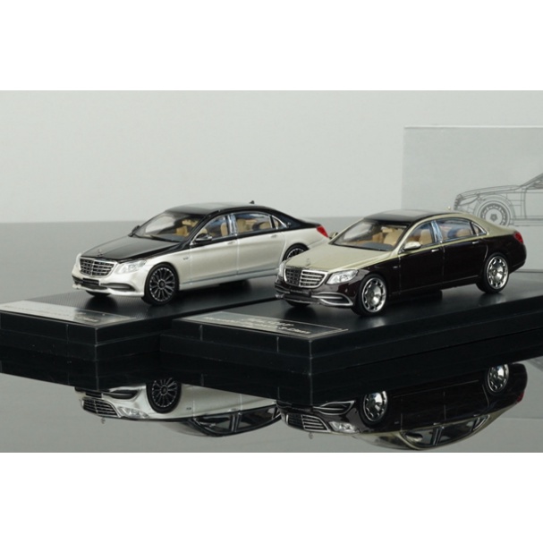 Mô hình ô tô Mercedes Maybach S-klasse S600 1/64 Master
