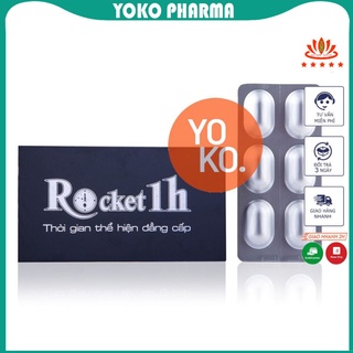 [Combo] Rocket 1h Sao Thái Dương Bổ Thận Nam Tăng Sinh Lực Hộp 1 Vỉ 6 Viên Tặng Kèm BCS Masculan - Yoko Pharma