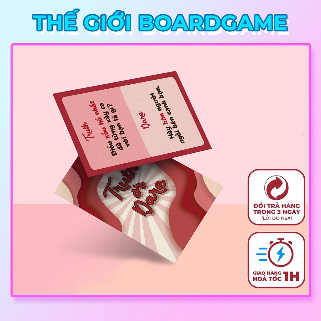 Bộ Bài Nói Hay Làm - Truth or Dare Việt Hóa Drinking Card Game, Hot Trend Đi Nhậu Tạo Sự Thú Vị Gắn 