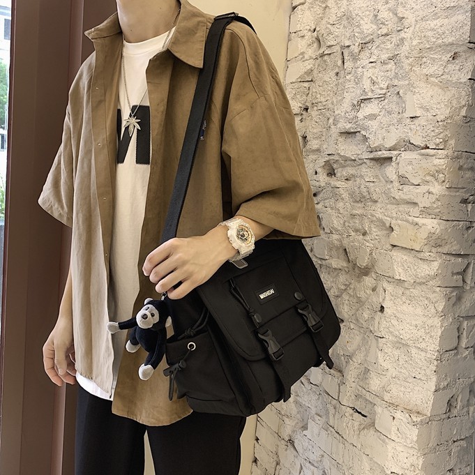 Túi đeo chéo đi học Mashidai vải dù mềm chống nước | BigBuy360 - bigbuy360.vn