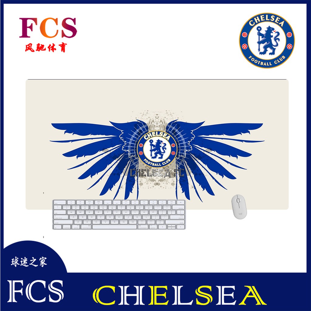 Chelsea Tấm Lót Chuột In Logo Chelsea Fc Chelsea Màu Xanh Quân Đội