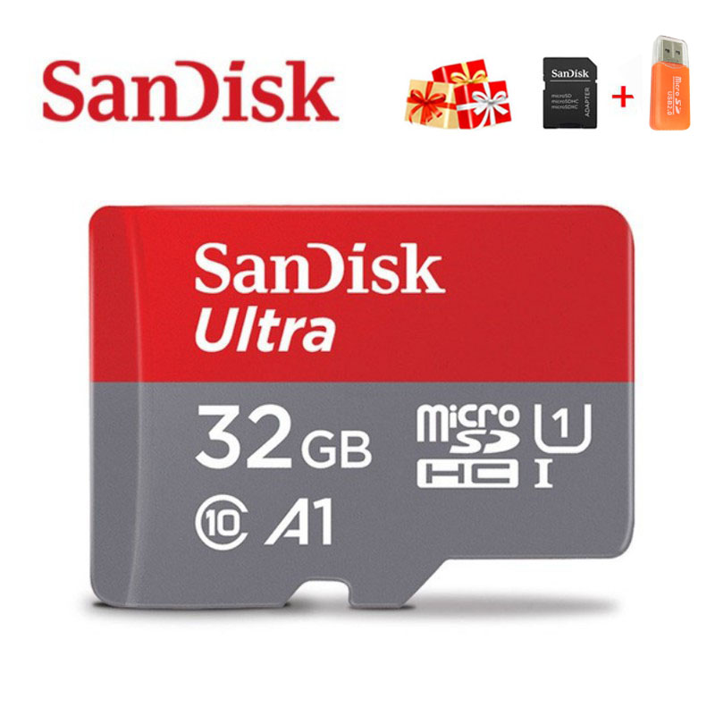 Thẻ Nhớ Micro Sd Sandisk 100% 128gb Uhs-1 C10 100mb / S Sd 32gb / 64gb / 128gb / 256gb / 512gb Chất Lượng Cao