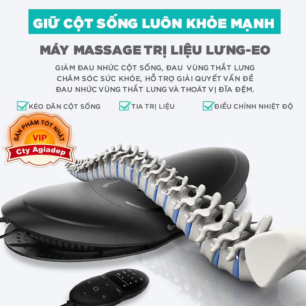 Máy Massage Thắt Lưng, Cột Sống, Máy Mát Xa Thắt Lưng Cho Người Thoát Vị Đĩa Đệm Cao Cấp