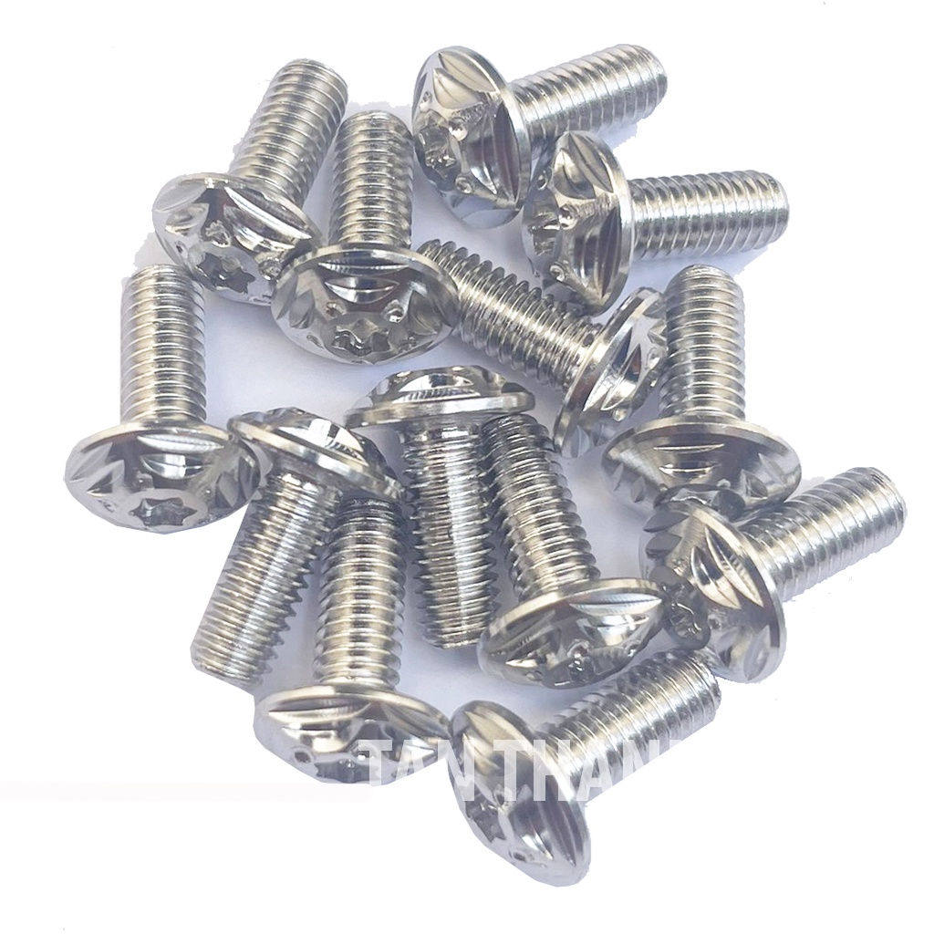 Ốc Salaya 6li15 Dù Mỏng Gắng Đĩa Vario, Ốp pô, Chụp Pô Ex155-PTTT