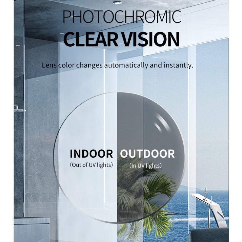 kính đổi màu Kính thông minh chống tia UV và ánh sáng xanh