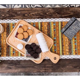 Thớt gỗ trang trí/ thớt gỗ 2 mặt (mặt dùng trang trí, mặt còn lại dùng cắt đồ ăn)/ thớt gỗ size lớn