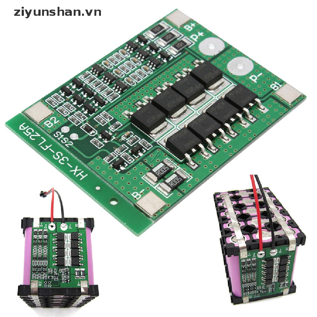 Bảng Mạch Cân Bằng 18650 Li-ion PCB 3S 25A 12V 11.1V 12.6V