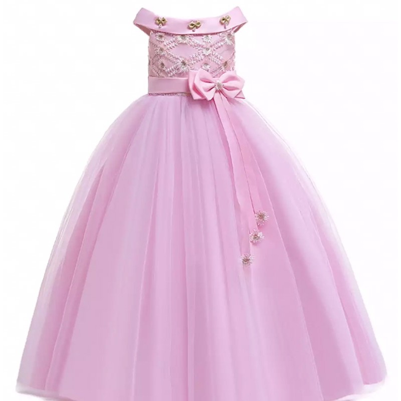 Đầm Công Chúa Cao Cấp TiNa’s House: Thiết Kế Trễ Vai Kiểu Dáng Sang Trọng... Cho Bé Từ 04-14Tuổi (Hàng 05, 06 Lớp).