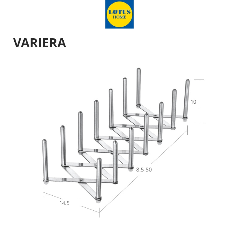 IKEA giá inox úp gác vung nồi Variera IKEA