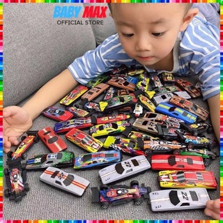 Ô tô đồ chơi cho bé bộ 50 xe vỏ bằng sắt mini đồ chơi trẻ em BABY MAX