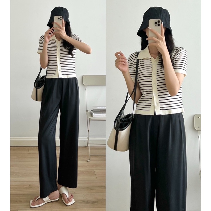 Áo len polo kẻ_A0612