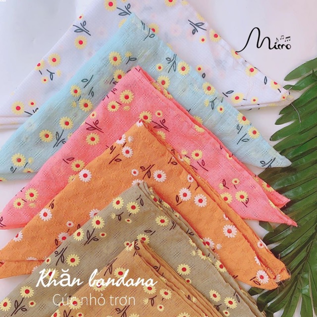 Khăn Bandana họa tiết đa công dụng buộc cổ, buộc đầu, buộc tay đội đầu khăn choàng bandana