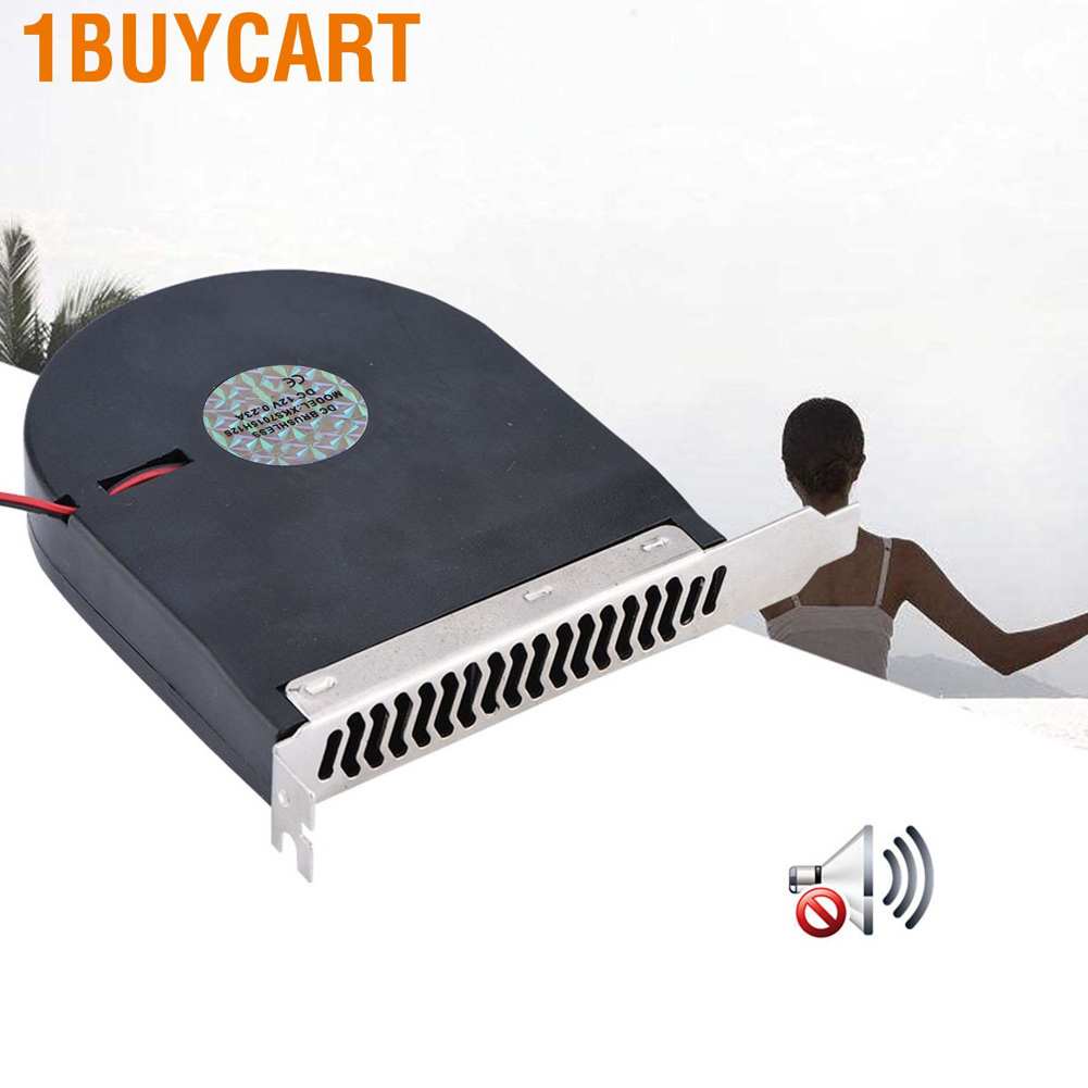 1buycart System PCI Slot Blower  High Static Pressure Computer Exhaust Fan Double Plug for