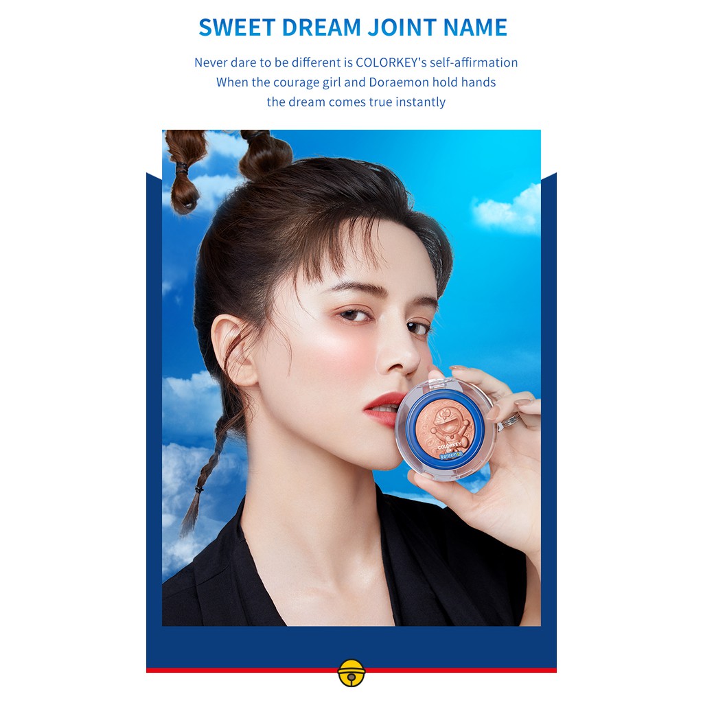 Phấn Đánh Má Colorkey Dòng Doraemon Cao Cấp Cho Nữ 6g | BigBuy360 - bigbuy360.vn