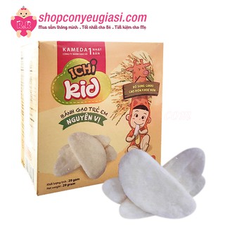 Bánh Gạo Trẻ Em Ichi Kid Kameda Nguyên Vị 29g - Date 03/2020