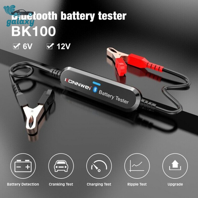 Galaxy Thiết Bị Kiểm Tra Pin Không Dây Konnwei Bk100 100-2000 Cca 6v 12v