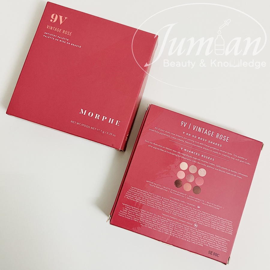 Bảng Phấn Mắt 9V Vintage Rose Artistry Morphe