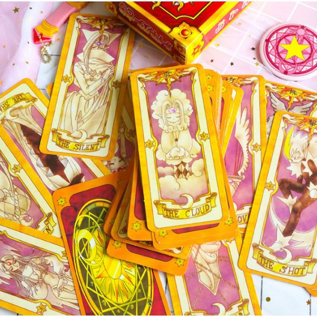 Bộ bài Tarot Clow card Cardcaptor Sakura KINOMOTO anime nhiều thẻ Tarot