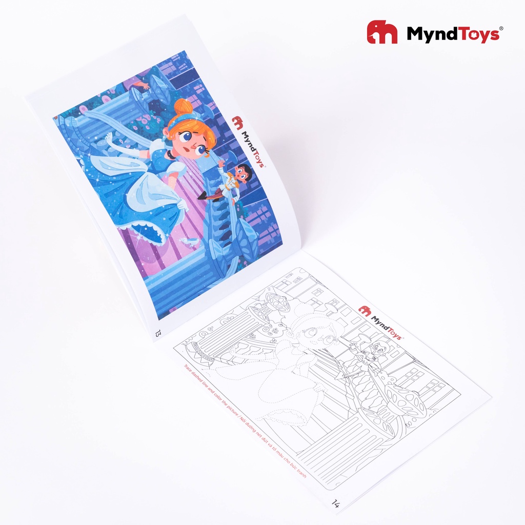 Đồ Chơi Xếp Hình MyndToys Classic Tale Puzzle Cinderella - Cô bé Lọ Lem Dành Cho Các Bé Trên 4 Tuổi