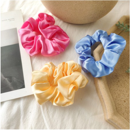 [Mã 151FASHIONSALE1 giảm 10K đơn 50K]Dây buộc tóc, Cột tóc Scrunchies VẢI TRƠN THIẾT KẾ XINH XẮN ĐỘC ĐÁO 20 Mẫu