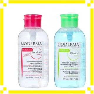 Nước Tẩy Trang Bioderma Créaline H2O 500ml Bản Mới Nhất có Bill Biodema 500ml Nắp Nhấn