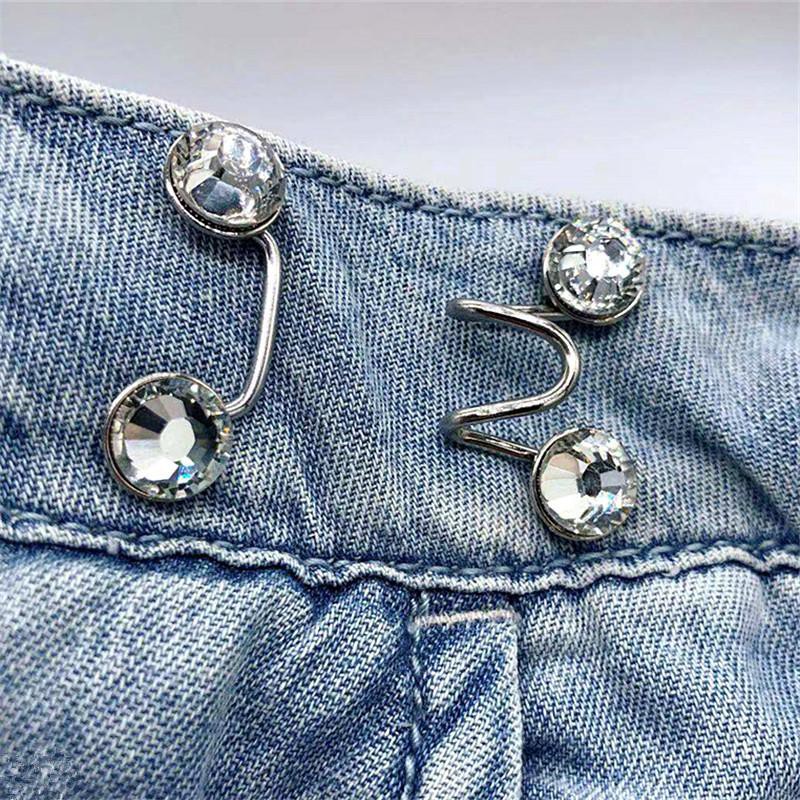 Nút cài thắt lưng quần jean có thể điều chỉnh