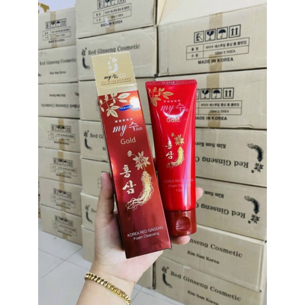 Sữa rửa mặt nhân sâm đỏ Hàn Quốc