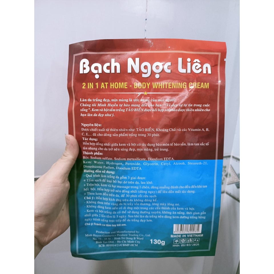 Tắm trắng bạch ngọc liên