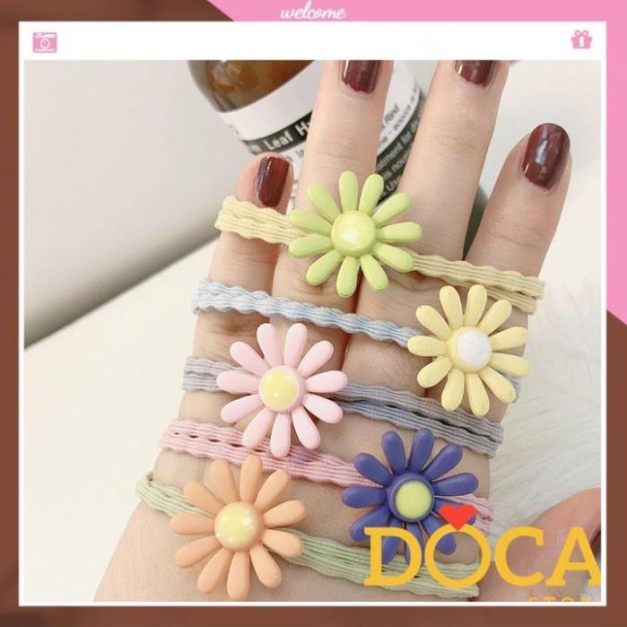 Dây buộc tóc Hàn Quốc hoa cúc CT04