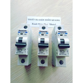 ( Hàng chính hãng ) Cầu dao, Aptomat 1 cực Panasonic 20A- 25A-32A