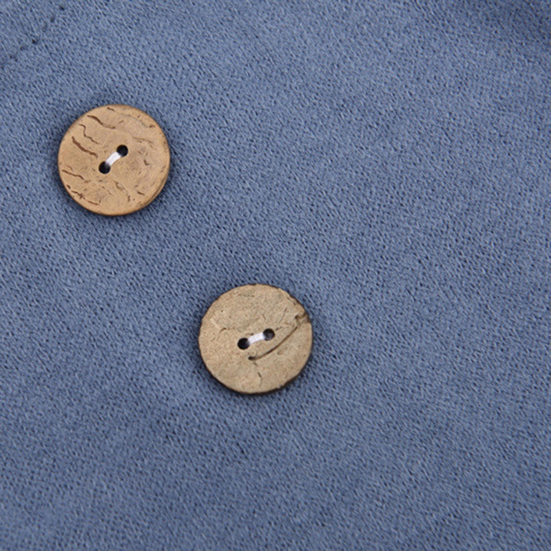 Bộ Trang Phục 2 Mảnh Gồm Áo Liền Quần Màu Trơn Cài Nút + Mũ Đuôi Dài + Băng Đô