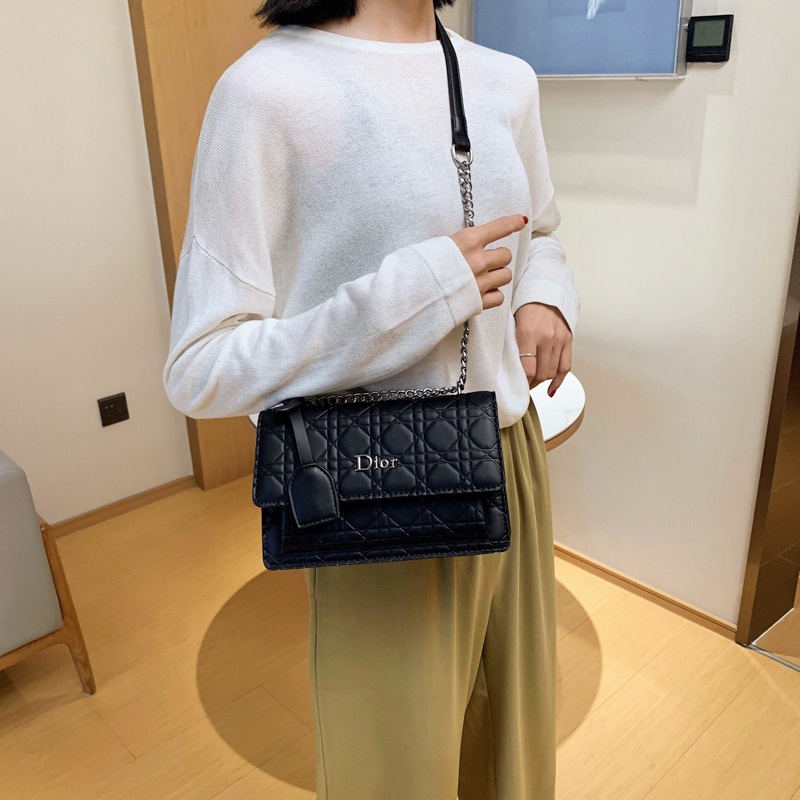 Túi Xách Nữ Đẹp Dây Xích Giá Rẻ Thời Trang Hộp Vuông Hàn Quốc Túi Da Đeo Chéo