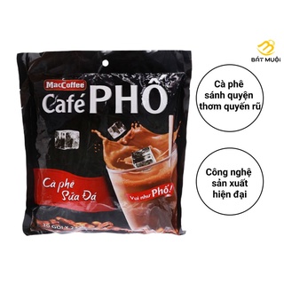 MACCOFFEE - Cà phê Phố cà phê sữa đá (túi 30 gói x 24g)