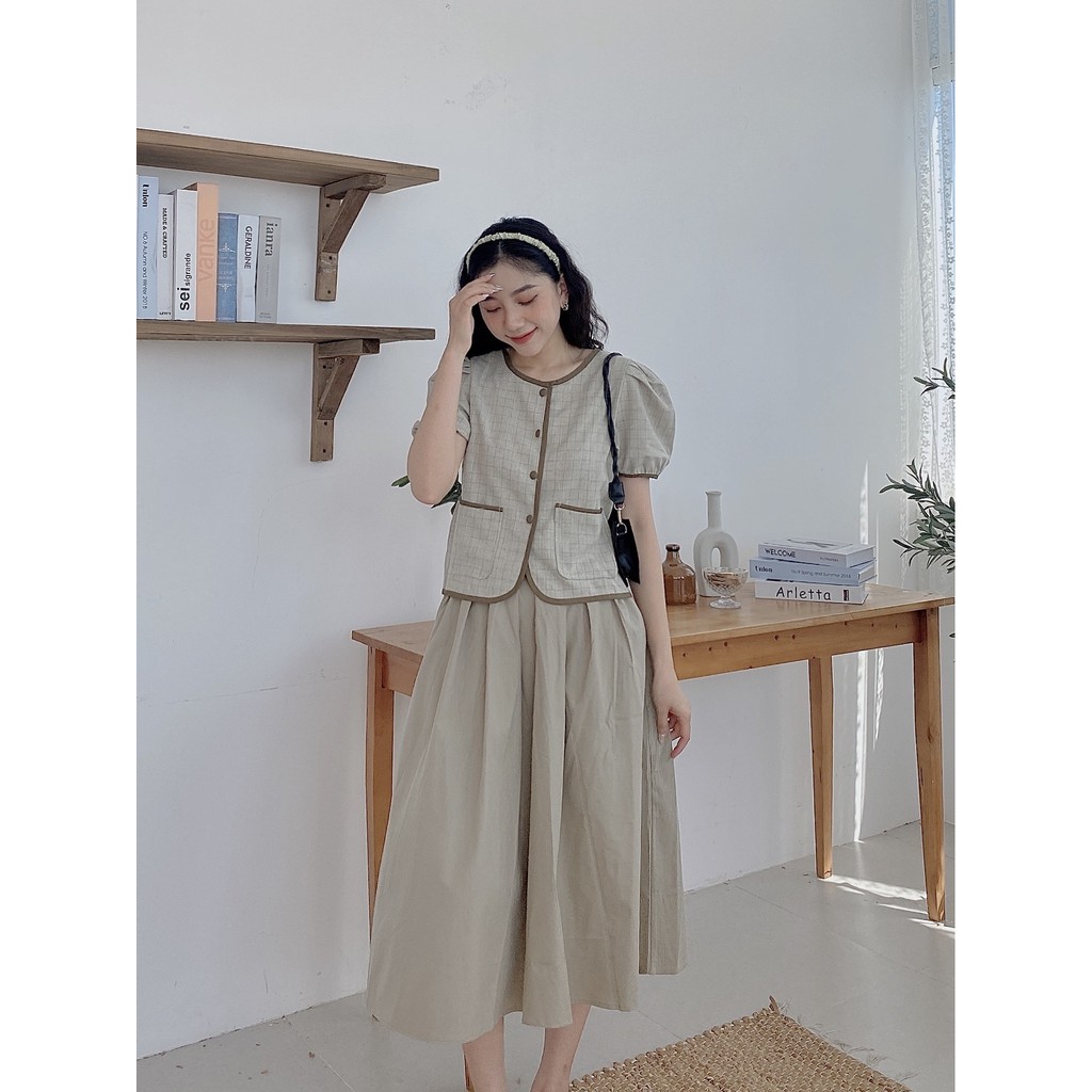 ÁO KHUY BỌC XANH CỐM | BigBuy360 - bigbuy360.vn