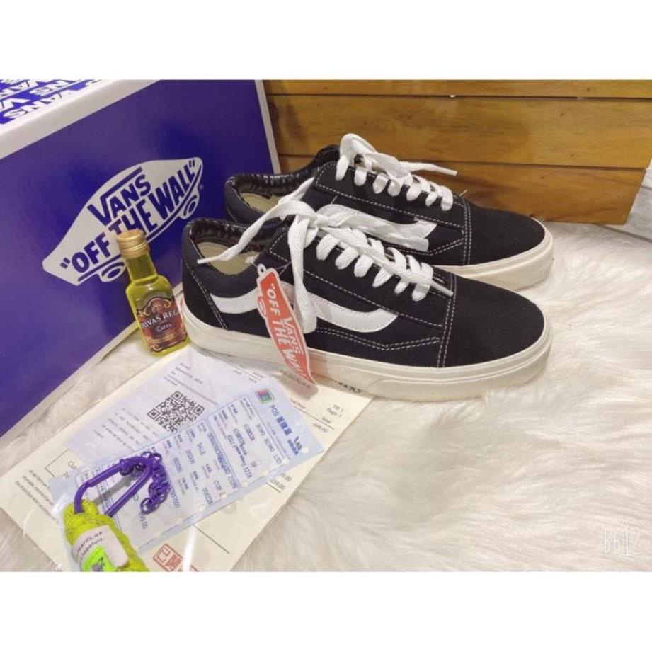 GIÀY 𝐕𝐀𝐍𝐒 VAULT OLD SKOOL MÀU ĐEN,𝐕𝐀𝐍𝐒 caro ⚡Full box bill⚡ Giày thể thao nam nữ 2022
