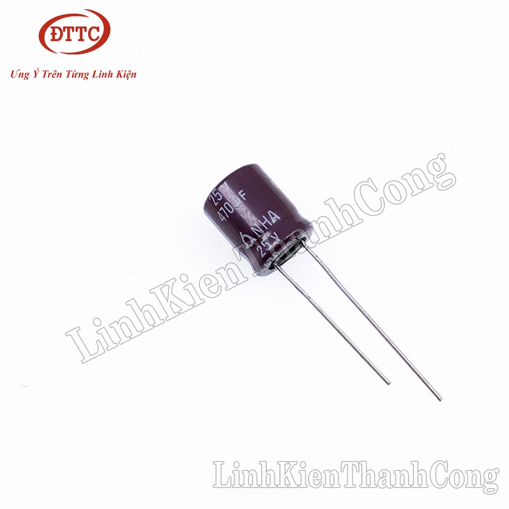 Tụ Hóa SAMWHA 470uF 25V (10x13mm)