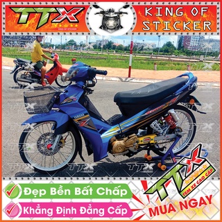 Tem Xe Sirius Spark 110 Xanh Đen Chữ Z - Tem Sirius Đen Xanh Siêu Đẹp - Mẫu Team Sirius Xanh Đen (s028-A1)