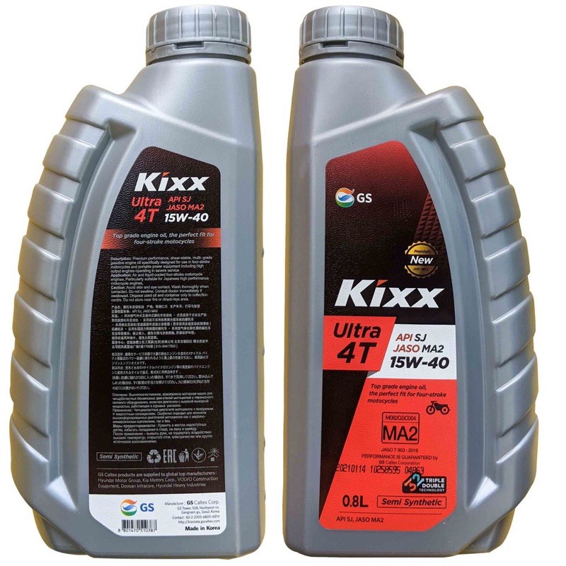 Nhớt xe máy Kixx Ultra 4T 15w40