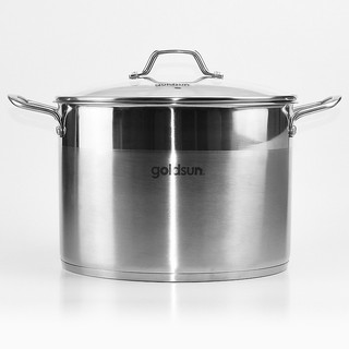 Nồi luộc gà inox GOLDSUN GH27-F28SG 12L - Đường Kính 28cm - Chất Liệu Inox 304 An Toàn Sức Khỏe- Đáy 3 Lớp